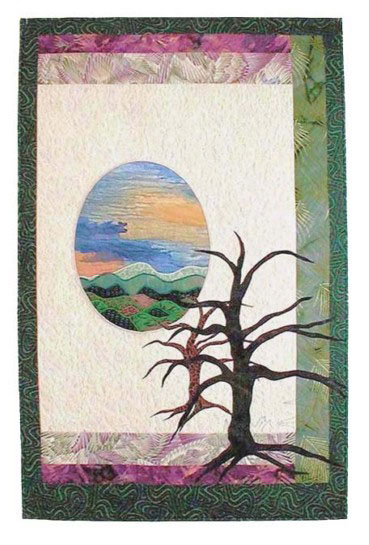 "Appalachian Sunset" copyright 1999 - Art Quilt by Dottie Gantt